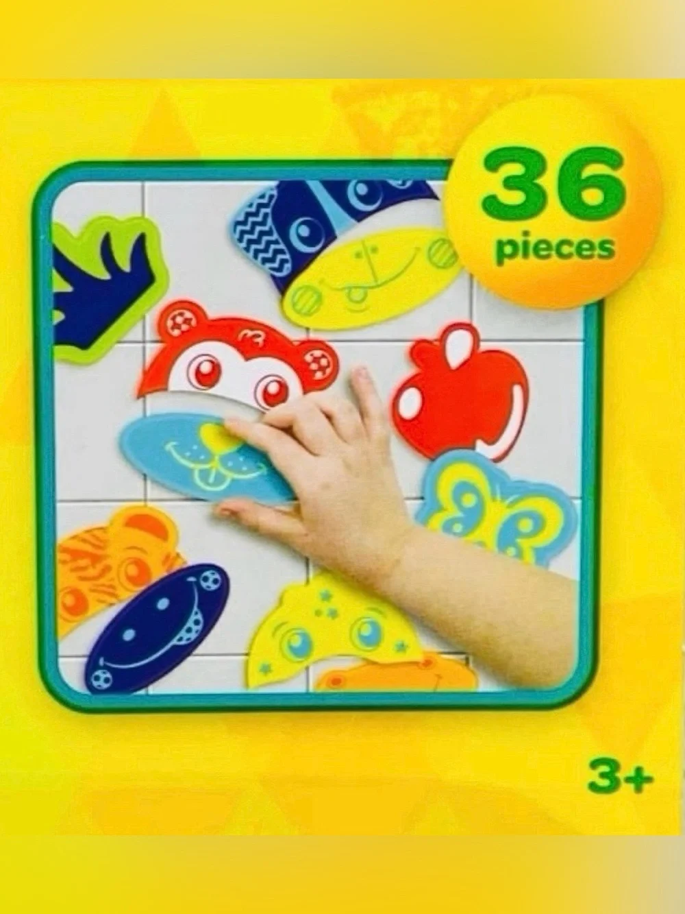 Crayola Mix and Match 36pc Bath Foam Animals Learn Play NEW